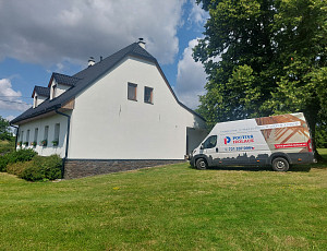 Zateplení stropu chodby zděného rodinného domu